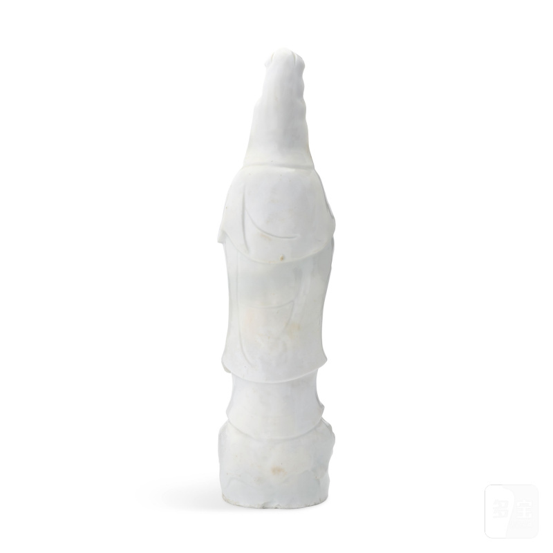 清康熙 德化窯觀音立像 | A BLANC-DE-CHINE FIGURE OF GUANYIN - 图3